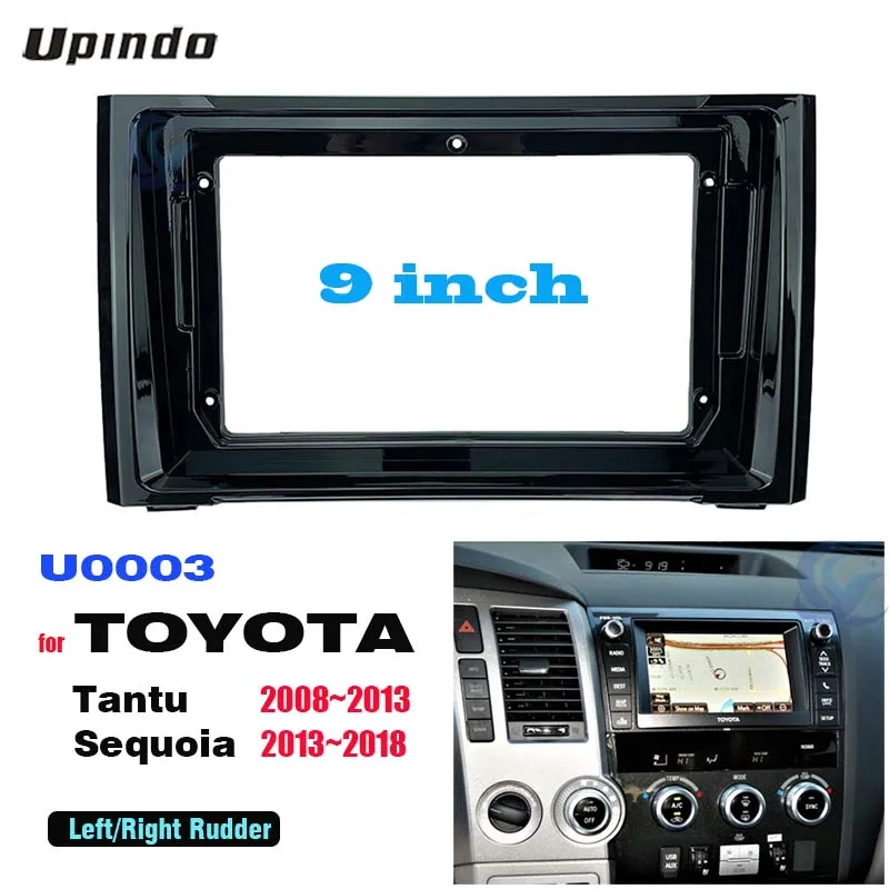 

10.1" Car radio Fascia Frame Facials Install Panel Dashboard Trim Kit for Toyota Tundra 2014-2020