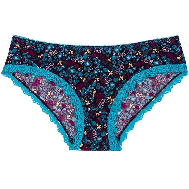 Сексуальные цветочные трусики в форме треугольника женские шелковые кружевные