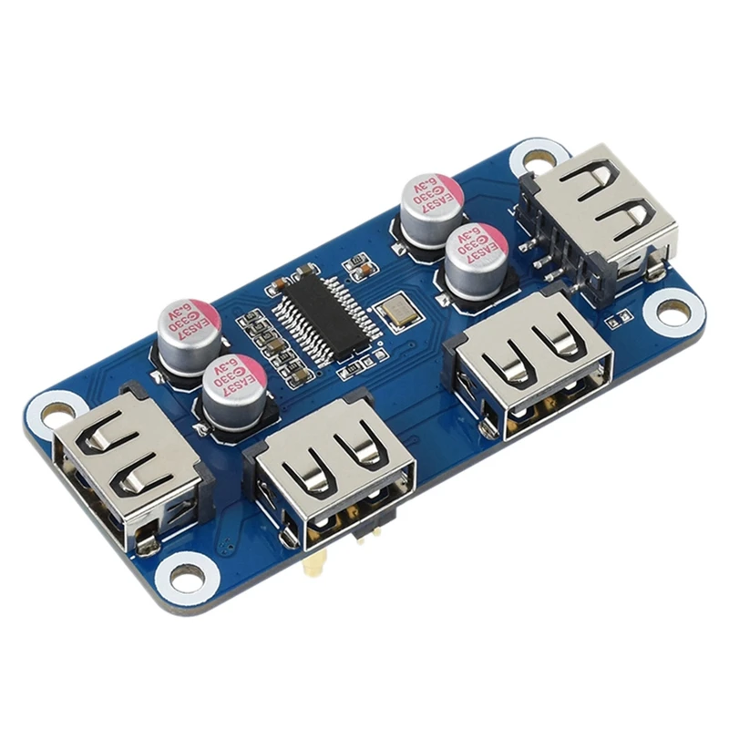 

For Raspberry Pi USB HUB Expansion Board 4 Way USB 2.0 Interface Suitable for Raspberry Pi Series Mother Boards