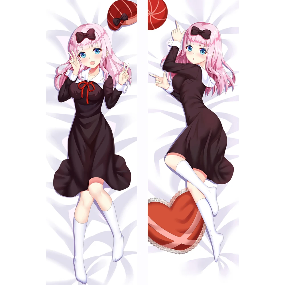 

Чехол Fujiwara Chika Body Dakimakura Kaguya аниме наволочка с мультяшным принтом, женская модная наволочка для обнимашек, декоративная наволочка для подушк...