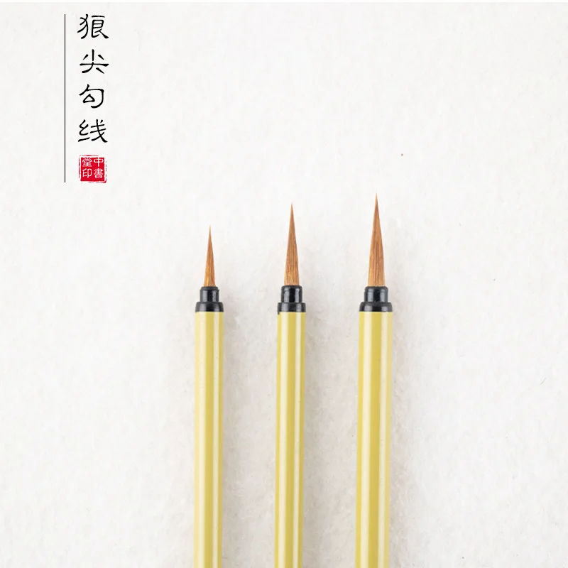 Ручка для рисования шелковых линий Pure Wolf ручка с кисточкой большой средней и