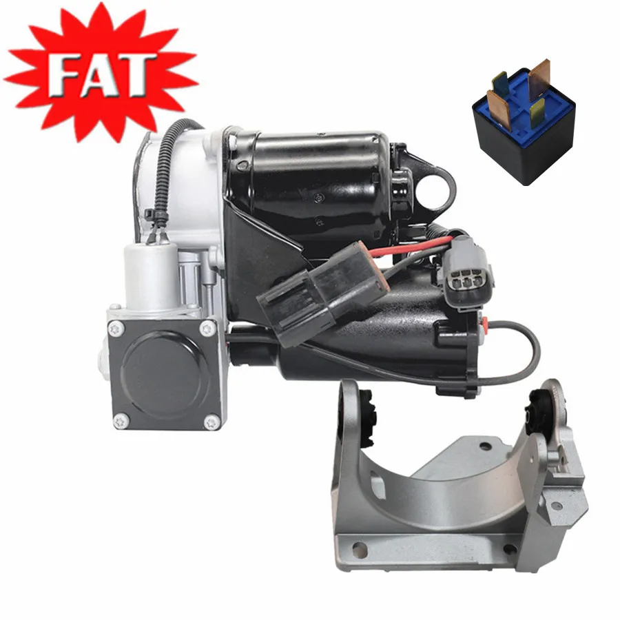 Компрессор воздушной подвески насос и кронштейн крепления реле для Land Rover Discovery 3 4