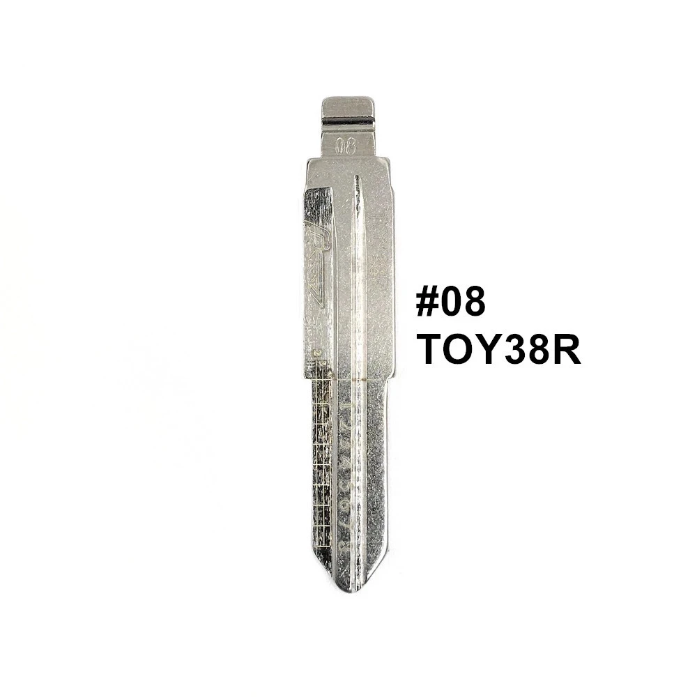 

5PCS Lishi TOY38R #08 Engraved Line Key Blade Scale Shearing Teeth Cutting Key Blank Clipper Key Blade For Daihatsu Kia 8 PIN