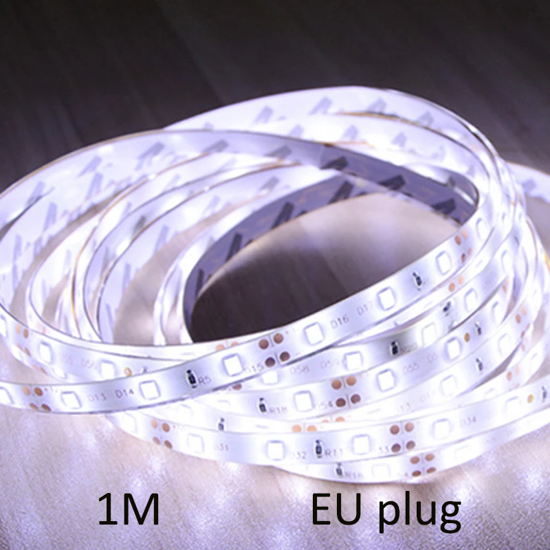 1M cold light EUplug Косметический зеркальный светильник 5 в светодиодный светильник s светодиодный в полоску USB светодиодный гибкий ленточный светодиодный светильник s декоративный туалетный зеркальный светильник - Цвет: 1M cold light EUplug