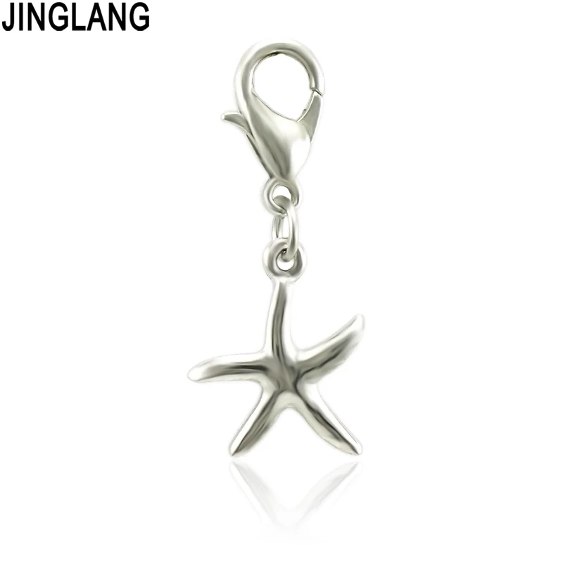 JINGLANG Очаровательные Подвески с пентаграммой антикварные посеребренные DIY