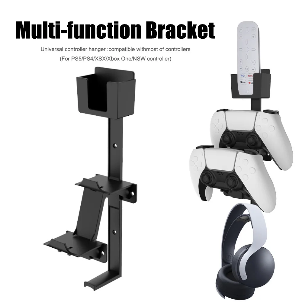 

Controller Headphone Wall Mount Holder Bracket Hanger Remote Control Storage Stand for Xbox ONE Series X PS5 PS4 Switch Series