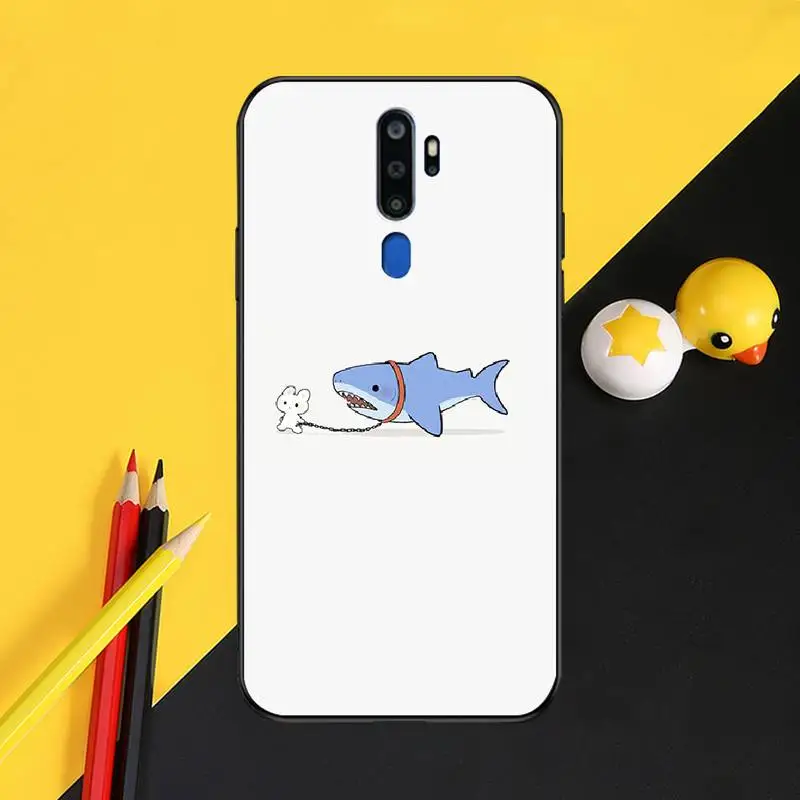Чехол PENGHUWAN для Oppo A5 A9 2020 A11x A71 A73S A1K A83 мягкий резиновый черный ТПУ | Мобильные