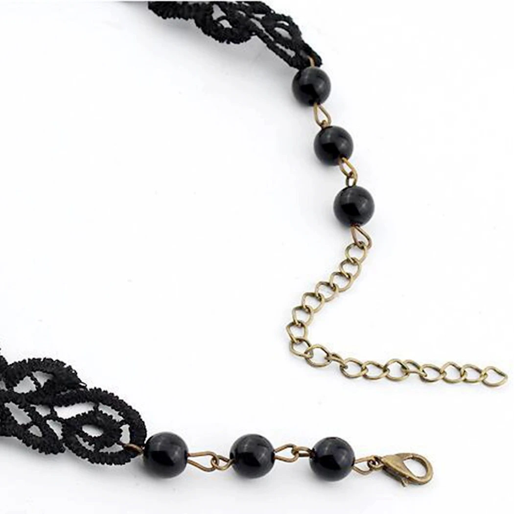 Модное кружевное сексуальное готическое колье с бабочкой черный шейный ожерелье для женщин ювелирные изделия.