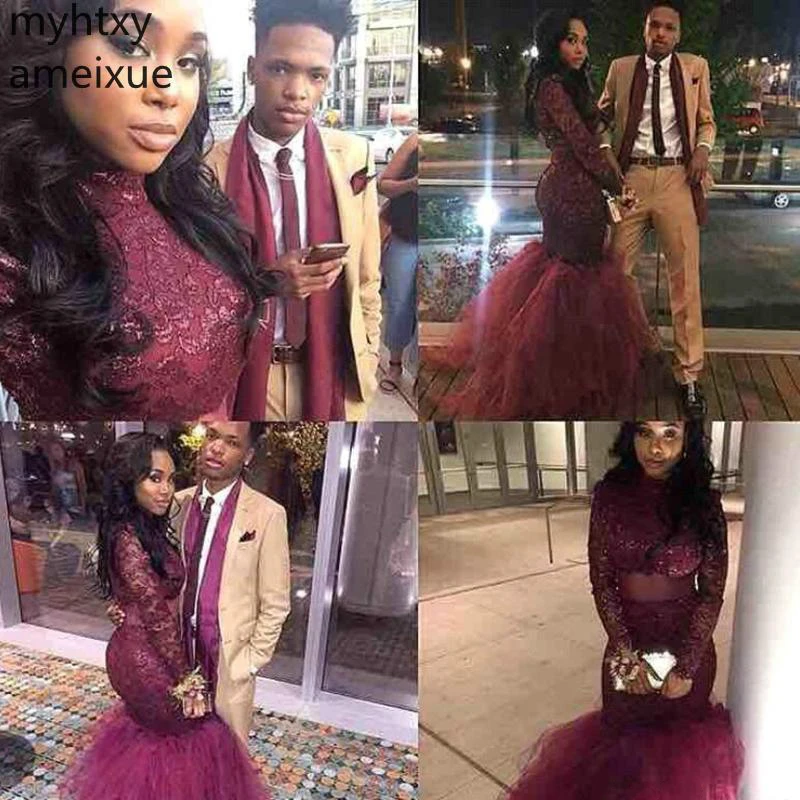 2021 New Arrival Full Fuchsia Plus Size Prom Event Dresses O-neck Floor-length Sweep Mermaid Natural Tulle Regular Custom | Свадьбы и