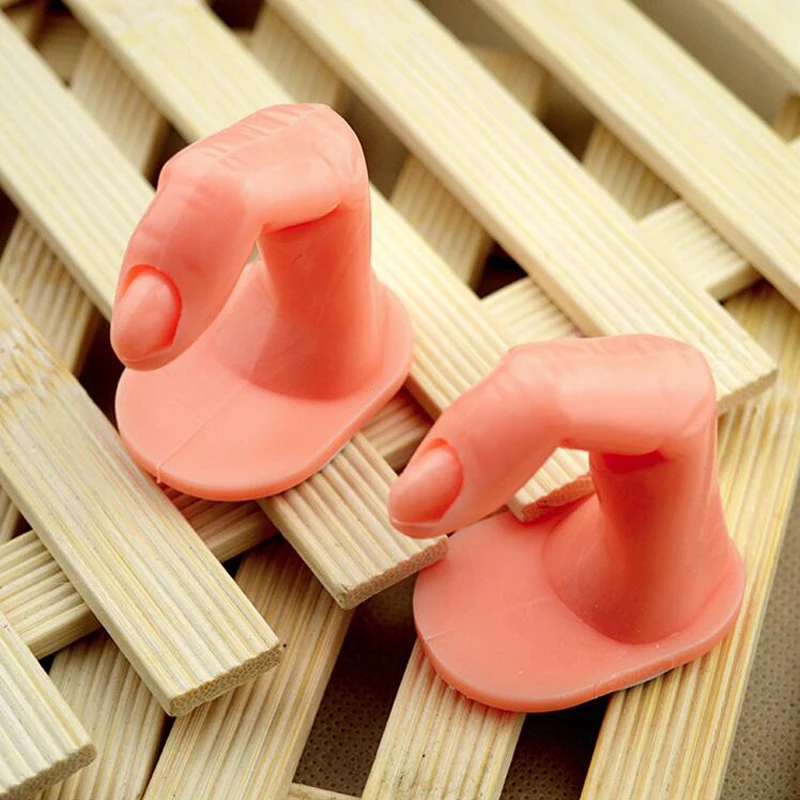 Bittb пластиковый палец Манекен Модель дизайн ногтей тренировка дисплей Ложные