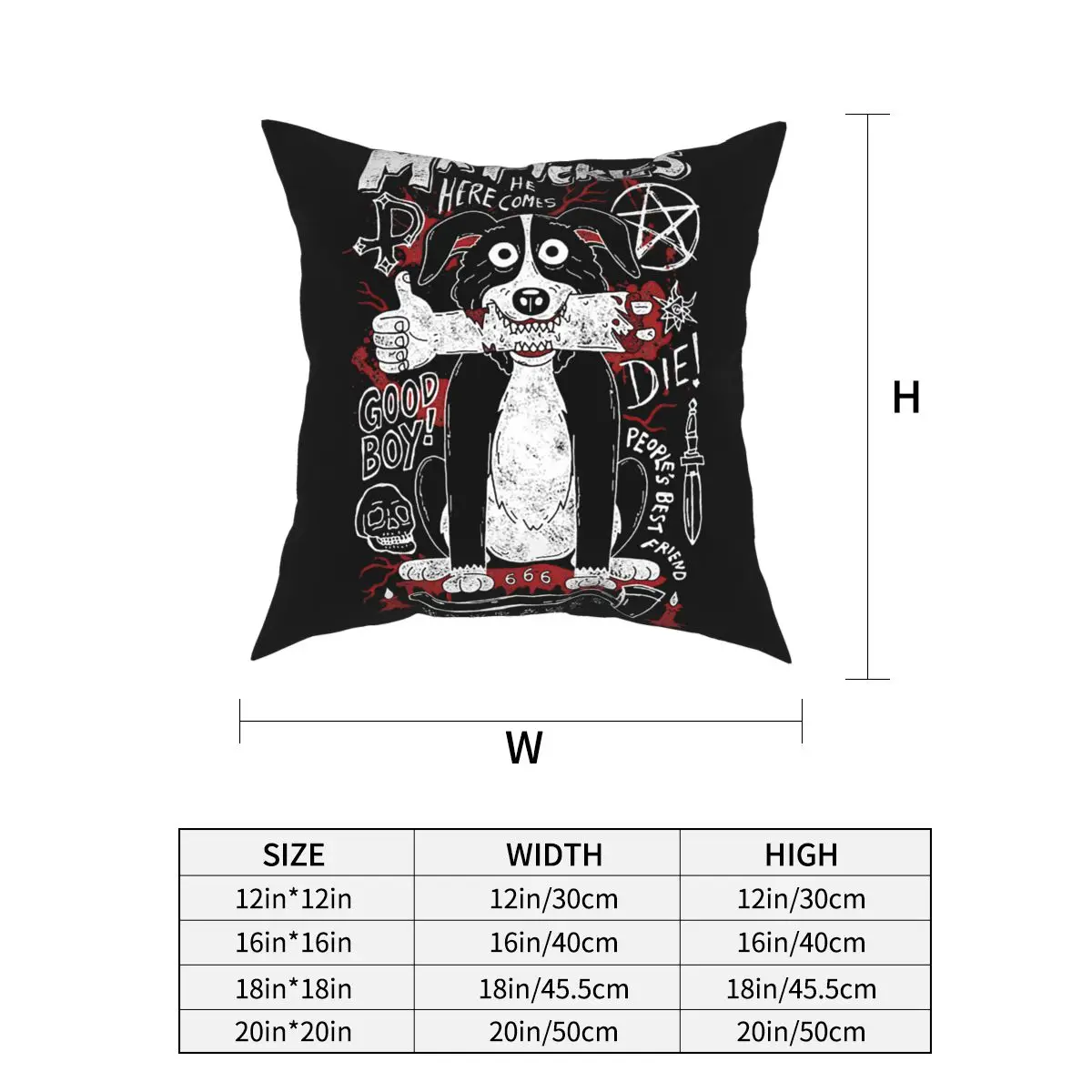 Mr Pickles Pillowcover Home Decor Tv Adult Adultswim Mature Dog Evil Satan Cushions Throw Pillow for Double-sided Printing | Дом и сад
