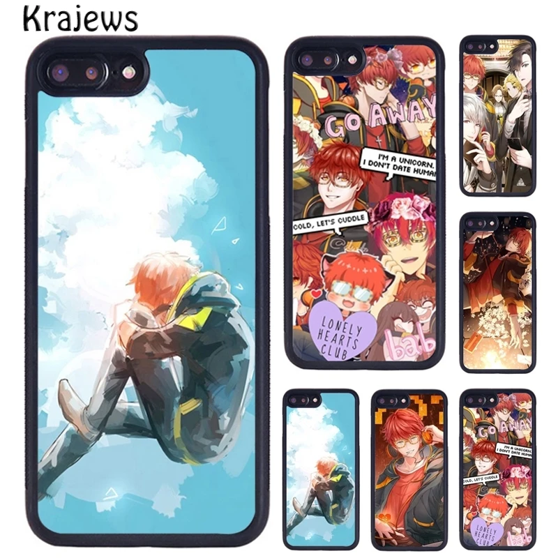 Чехол krajew Mystic Messenger 707 для телефона iPhone 5 6 S 7 8 plus 11 12 Pro X XR XS Max Samsung Galaxy S6 S7 S8 S9