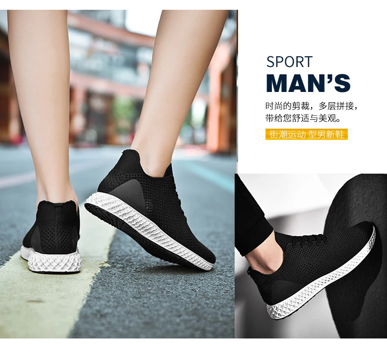 Fashion Gym Sport Men Women Tennis Shoes Breathable Knitting Sneakers Shock Footwear Basket Femme Homme Tenis Masculino Feminino