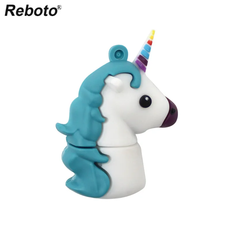 Мультяшный единорог милый флеш накопитель USB флешка 8 гб 16 32 64 cle usb ключ лучший