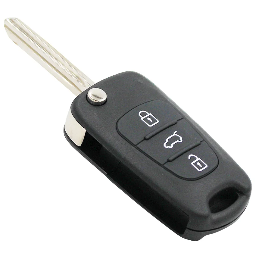 Сменный Чехол с 3 кнопками складной чехол брелок для дистанционного ключа Kia Forte