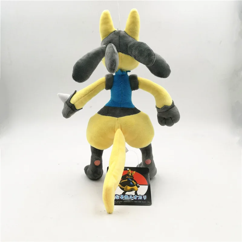 

3 styles 12"30cm/10" 25cm Mega Lucario X&Y Blue Yellow Plush Toys Dolls Cartoon Stuffed Animals