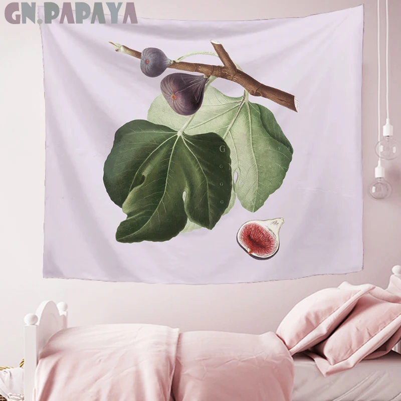 Свежий стиль friuts стене висит картина рис гобелены светильник для детской комнаты