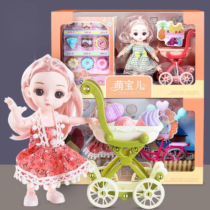Шарнирная кукла девочка 16 см милая 1/12 набор кукол принцессы Подарочная коробка