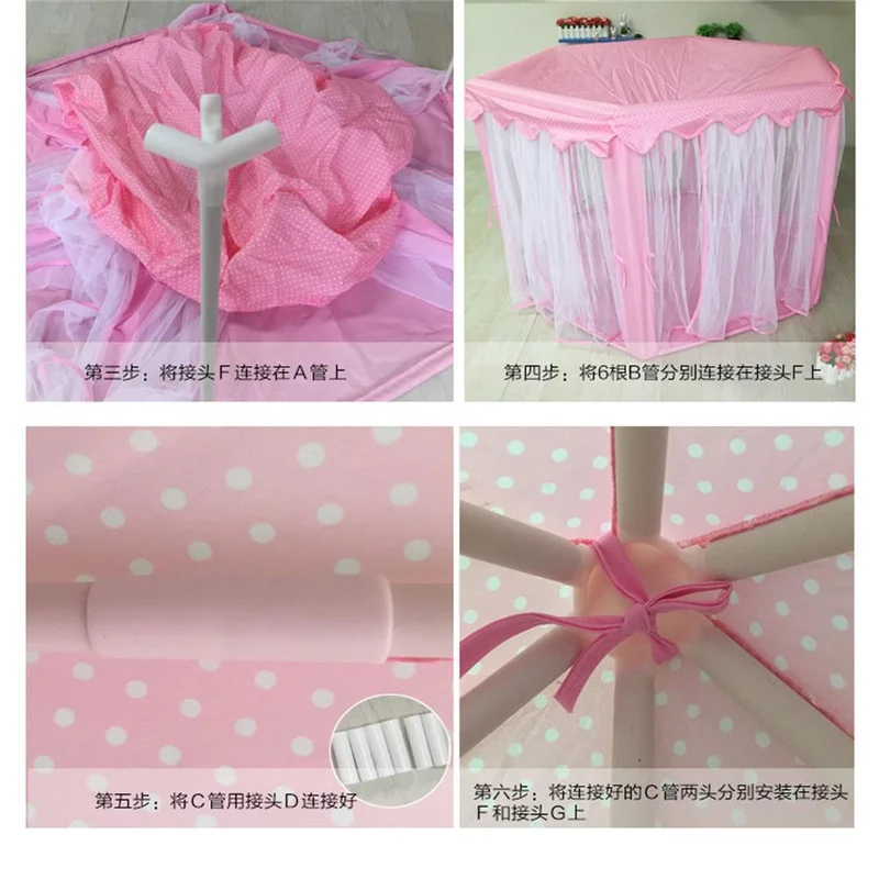 Игровой домик Игровая палатка игрушки для маленькой принцессы замок детский мяч