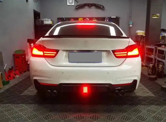 Задний диффузор-спойлер из углеродного волокна для BMW 4 серии F32 F33 F36 M Sport 2014 - 2018 MP