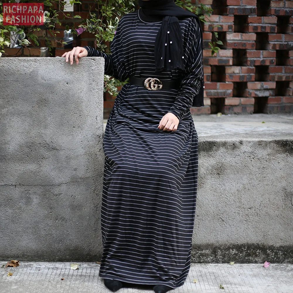 One size Length 145 cm Women Abaya Kaftan Dubai Hijab Muslim Dress Caftan Marocain Turkish Dresses Islam Clothing Djelaba Femme |
