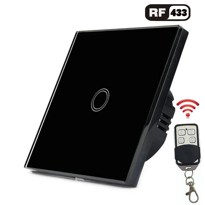 Сенсорный выключатель Европейского/британского стандарта 3 клавиши 1 канал