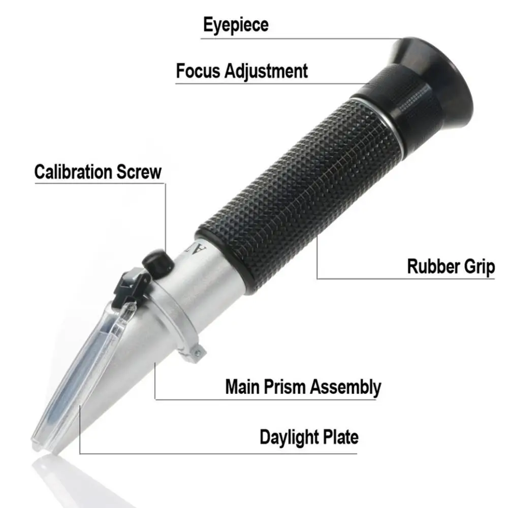 Портативный Ручной рефрактометр оптический спиртометр белое вино спирт