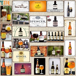 YZFQ пивная доска металлическая винтажная декоративная вывеска настенный бар Домашний Ресторан Кухня человек пещера Декор Винтаж 30X20CM DU-8976A