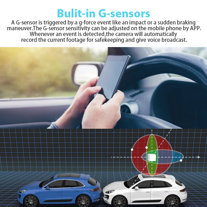 $198.00 Dash Cam 1S Smart Car DVR Camera Wifi APP Voice Control Dashcam 1080P HD Night Vision Car Camera Video Recorder G-sensor