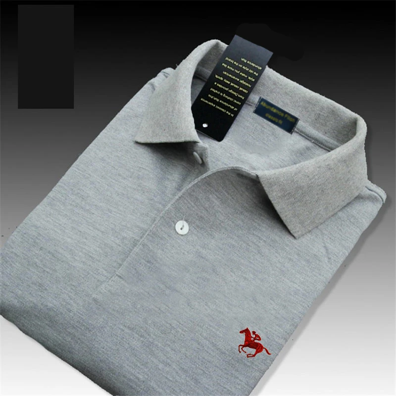 Рубашка-поло мужская с коротким рукавом и логотипом 23 Цвета | Мужская одежда