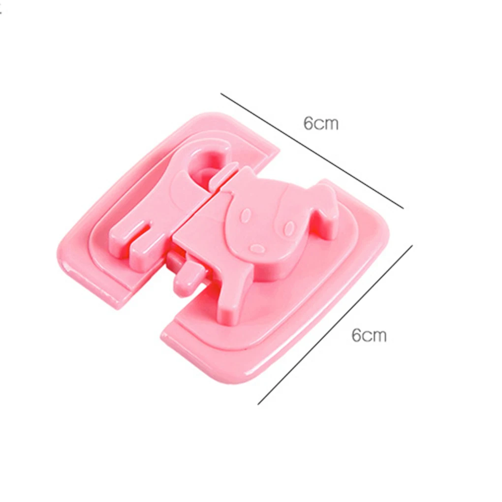 

1PC Cartoon Cute Baby Cabinet Locks Child Safety Lock Baby Drawer Lock Button Refrigerator Toilet Wardrobe Lock Buckle