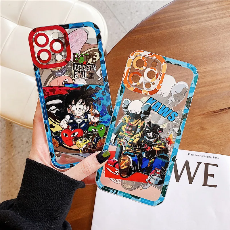 

Чехол для телефона с аниме-драконом-жемчугом для iPhone 7 8 X XS SE XR, мягкий чехол-бампер для телефона 11 12 13 Pro Max, защитный чехол