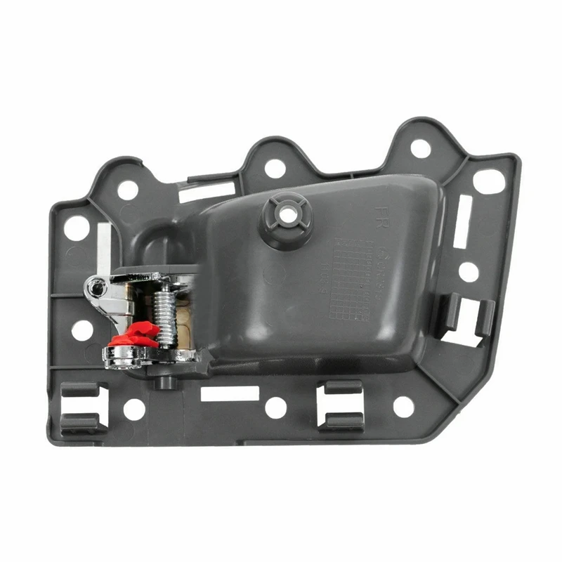 

4 Set Inside Interior Door Handle Set for 2005-2011 Jeep Grand Cherokee Gray+Chrome (Front Rear Left Right 4 Doors)