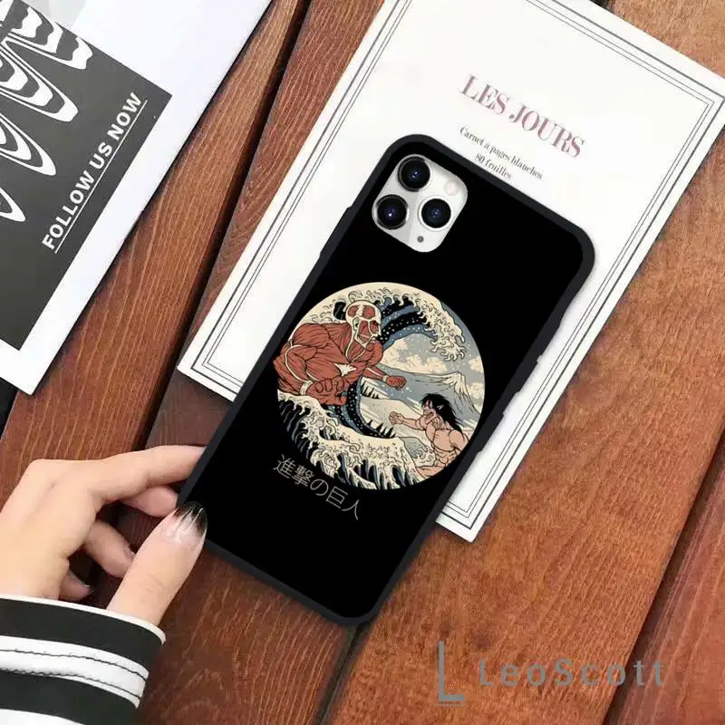 

attack on titan levi Cartoon anime Phone Case for iPhone 11 12 pro XS MAX 8 7 6 6S Plus X 5S SE 2020 XR Soft silicone