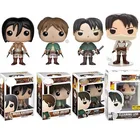 Экшн-фигурка Эрена джейгер 21 из атаки на кожу 239 Леви, модель Mikasa Ackerman 235, игрушка в подарок на Рождество