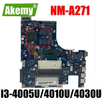 aclu1aclu2 nm a271 for lenovo ideapad g50 g50 70 g50 70 laptop motherboard with cpu i3 4005u4010u4030u ddr3 100 fully tested