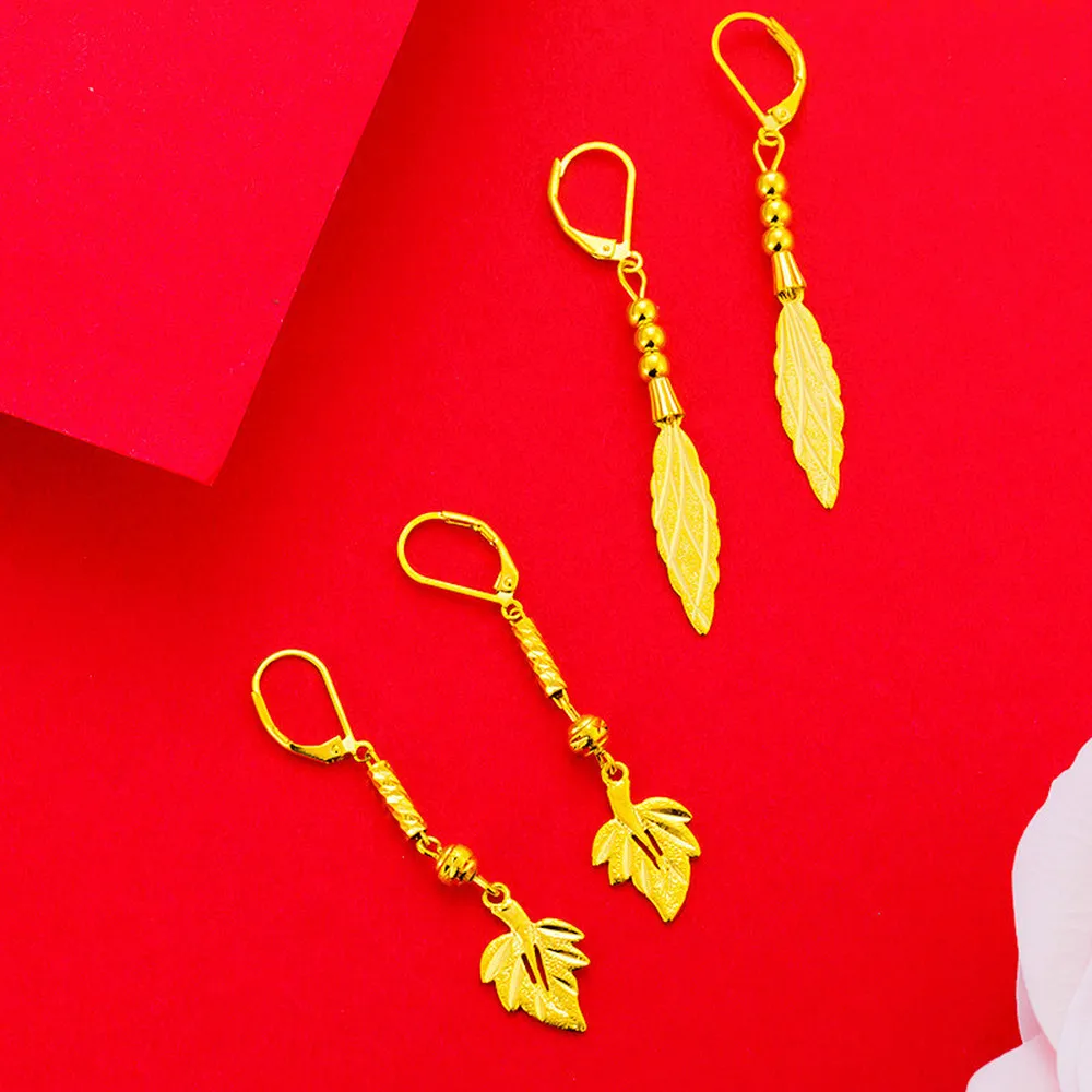 

Tassel 24K Gold Long Gold Chain Earrings for Women Fashion Jewelry Gift 2020 Aretes Korean Jewelry Brincos Statement Earring