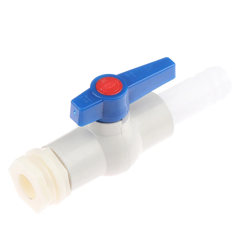 

1 Pc PVC 1/2" 3/4" 1" Fish Tank Joints Aquarium Outlet Bucket Connector Aquarium Drain Fittings Water Tank Adapter