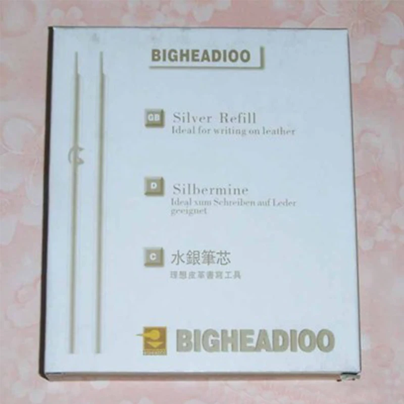Ртутная ручка Bigheadioo линия для одежды золотая серебряная заправка идеально