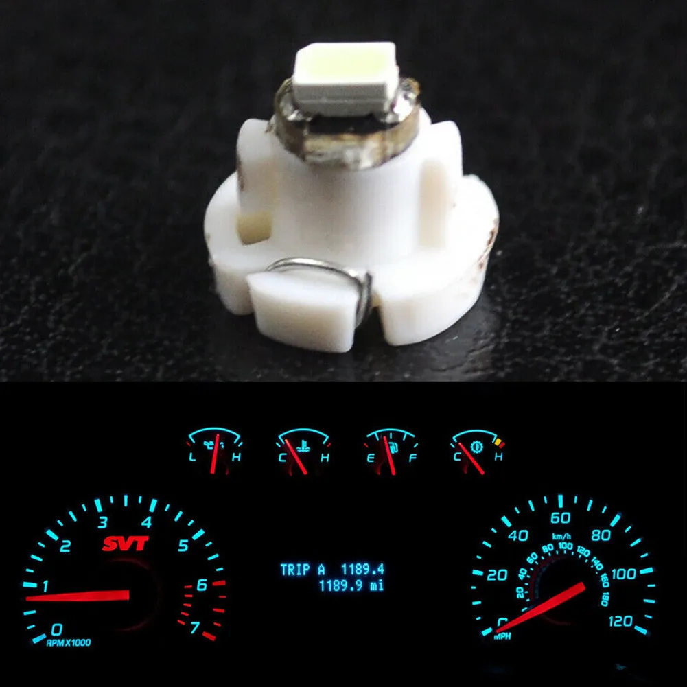 

Dash Bulbs Flat Top T4.2 Ice Blue Instrument Kit LED 10mm Panel 12-14VDC
