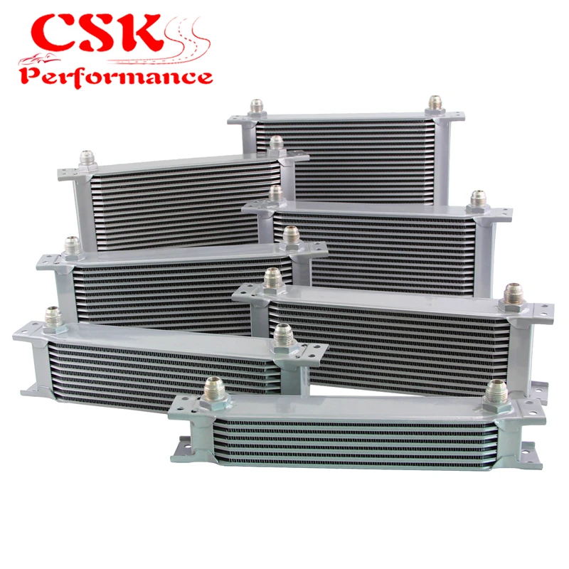 

Universal 13 Row AN10 Engine Transmission 248MM 7/8-14UNF Oil Cooler Mocal Style