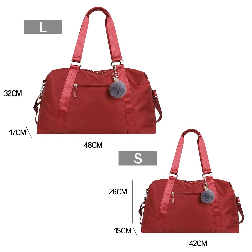 Sport Bag Gym Fitness Yoga Waterproof Nylon Travel Handbags Shoulder Luggage Storage Trip Crossbody Trolley Case Bags  X228A