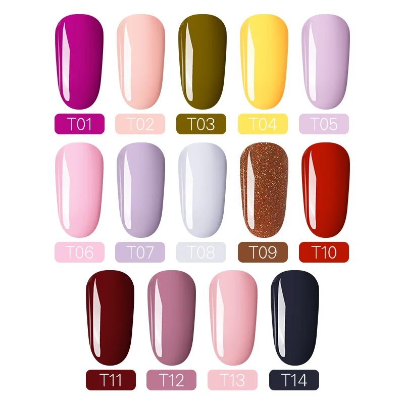 WHID CHIC Fall And Winter Colors Nail Gel Polish Bling Sequins Soak Off LED UV Varnish Art varnish |