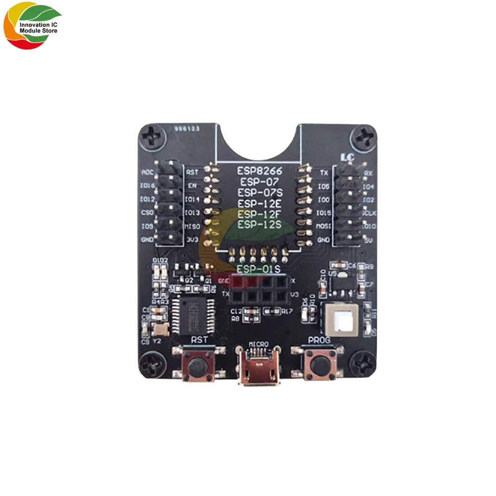Ziqqucu ESP-WROOM-32 ESP8266 Burning Fixture Development Board ESP-01/01S/07/07S/12E/12F/12S/18T Easy Programer for Arduino | Электронные