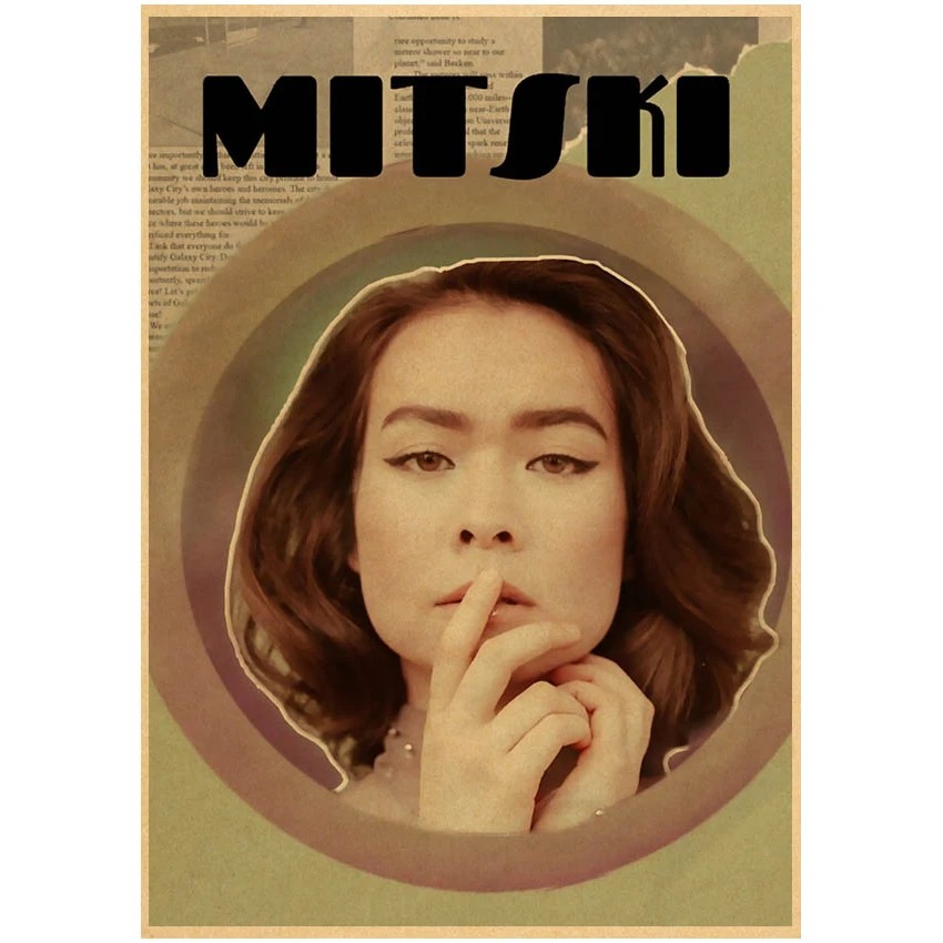 Постер в стиле хип-хоп Mitski винтажная крафт-бумага высокое качество домашняя