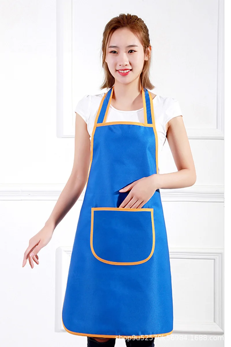 

2021 new high quality solid color apron kitchen