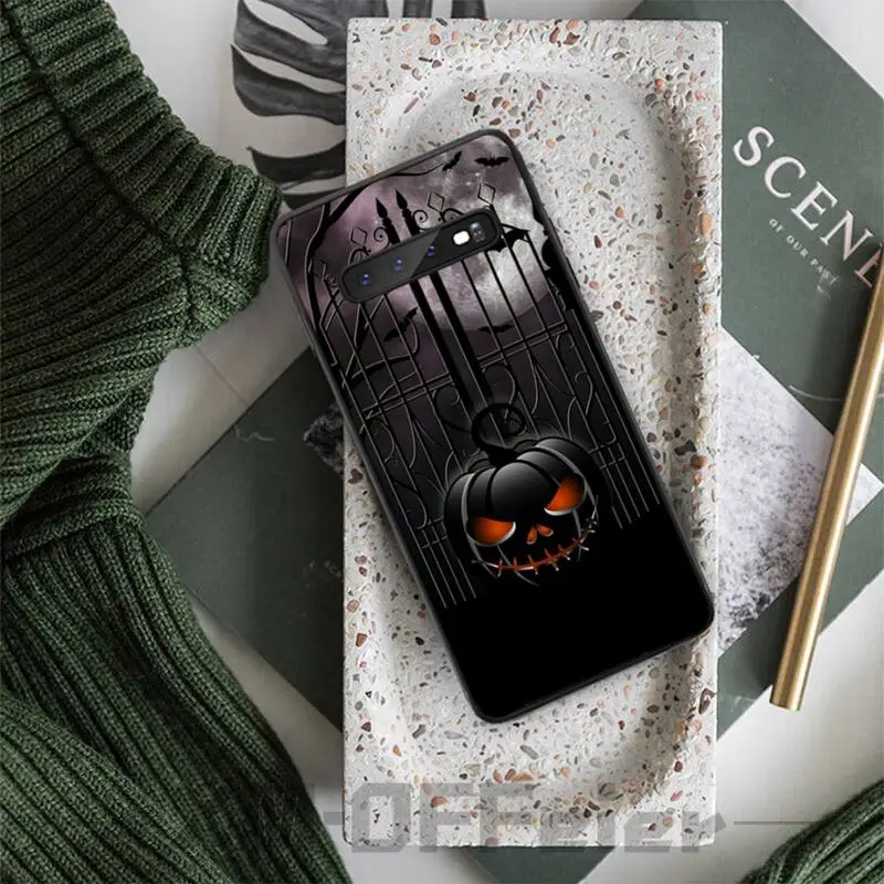 

Halloween Pumpkin Witch Fundas Etui for Samsung Galaxy A71 A50 A51 A70 A40 A21S A20E A10 Case Note 8 9 10 Cases Cover