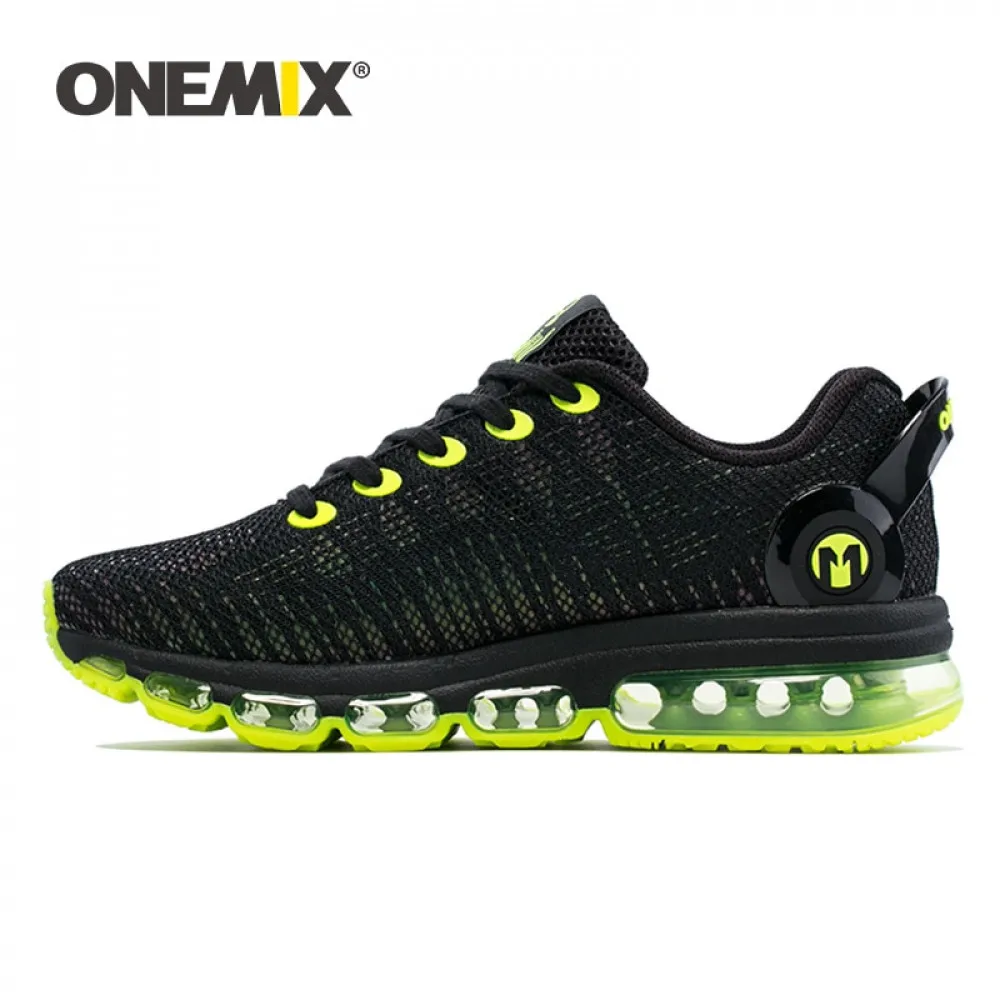 Кроссовки ONEMIX спортивные унисекс на шнуровке с воздушной подушкой для фитнеса