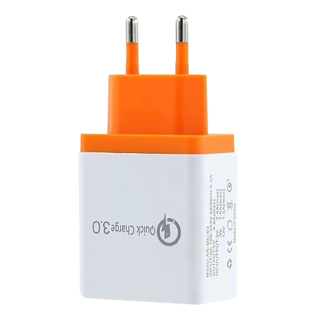 4 порта Быстрая зарядка QC 3 0 usb хаб настенное зарядное устройство 6.1A адаптер