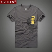 2021 new yiruisen summer soft versatile o neck male t shirt 100 cotton top quality short sleeve fashion brand tees